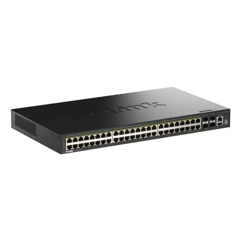 Commutateur réseau D-Link DGS-1530-52P/E Switch 48xG PoE 4xSFP+