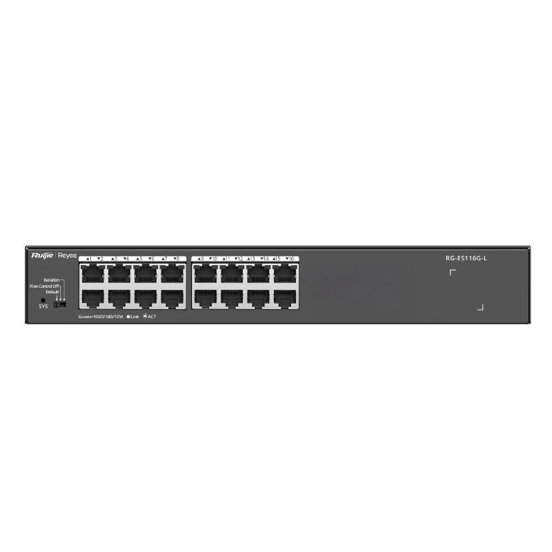 Commutateur réseau Ruijie Networks Reyee 16-Port Gigabit unmanaged Switch, 16 Gigabit