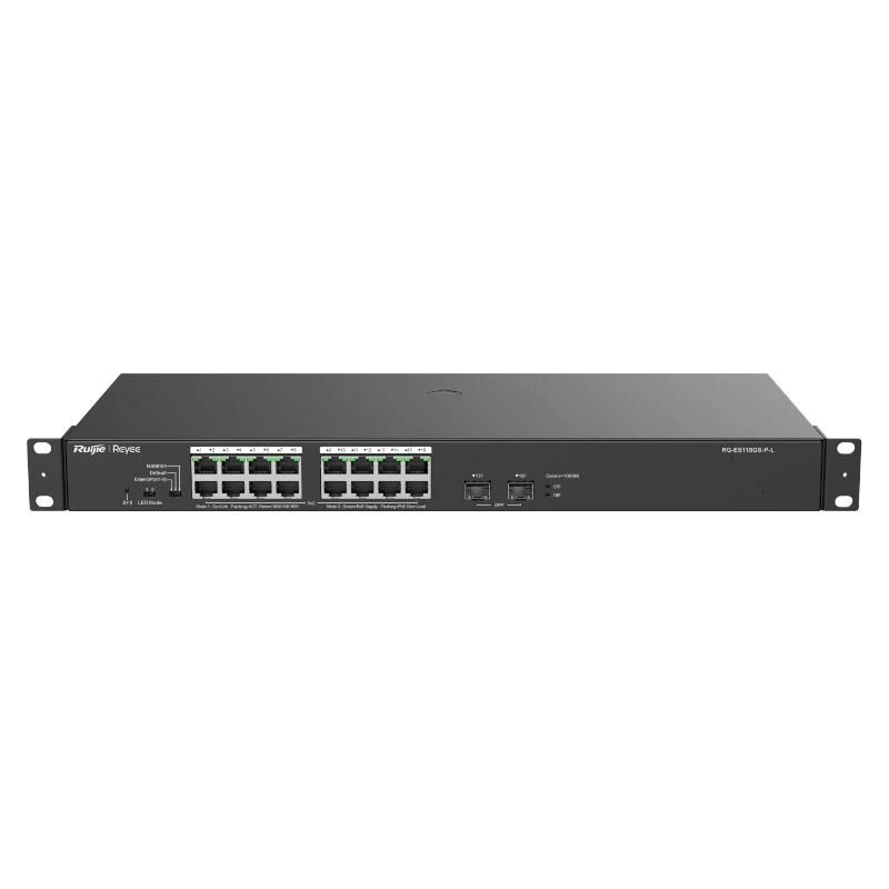 Commutateur réseau Ruijie Networks Reyee 16-Port 1000Mbps + 2 Gigabit SFP Ports, 16 o