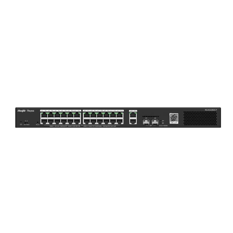 Commutateur réseau Ruijie Networks Reyee 28-Port Gigabit Smart POE Switch, 24 PoE/POE