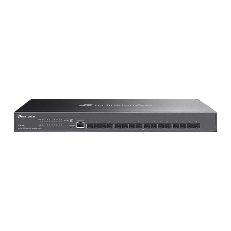 Commutateur réseau TP-LINK SX3016F Switch L2+ 16x10G SFP+ 1xRJ45