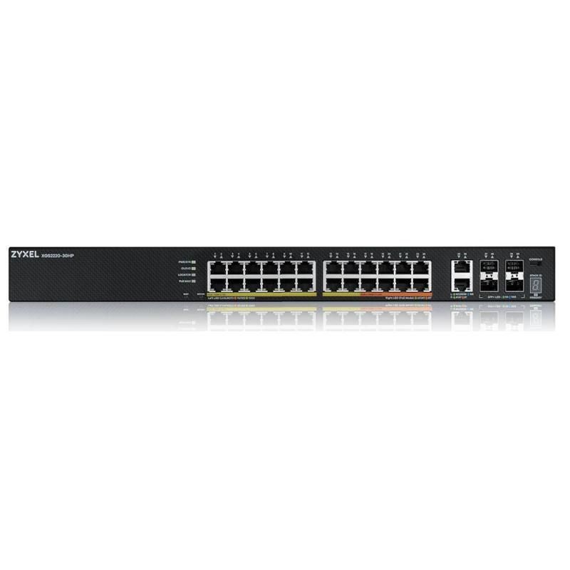 Commutateur réseau ZyXEL XGS2220-30HP Switch L3 24xG 2xmG 4xSFP+ 400W