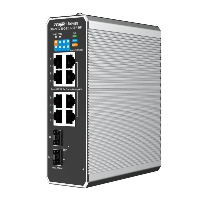 Reyee 8-Port RJ45 Gigabit and 2-Port SFP Cloud Man