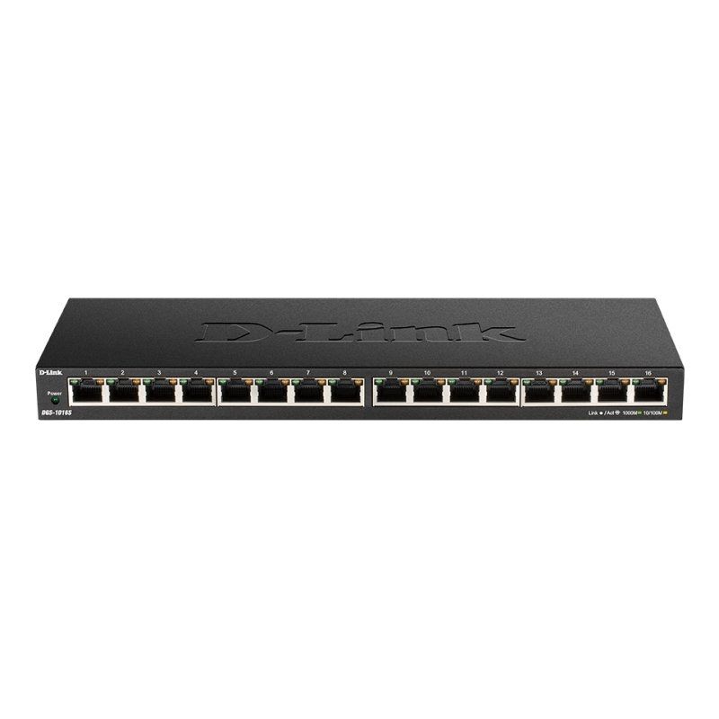 Commutador de xarxa D-Link DGS-1016S/E Switch 16x10/100/1000Mbps GbE