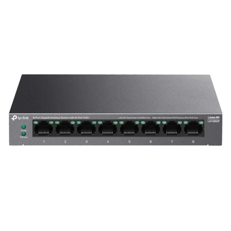 Commutateur réseau TP-LINK LS108GP Switch 8xGb PoE+ 62W Desktop