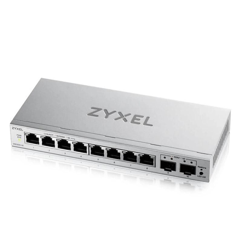 Commutador de xarxa ZyXEL GS1200-10V3 Switch 8xGbE 2xSFP
