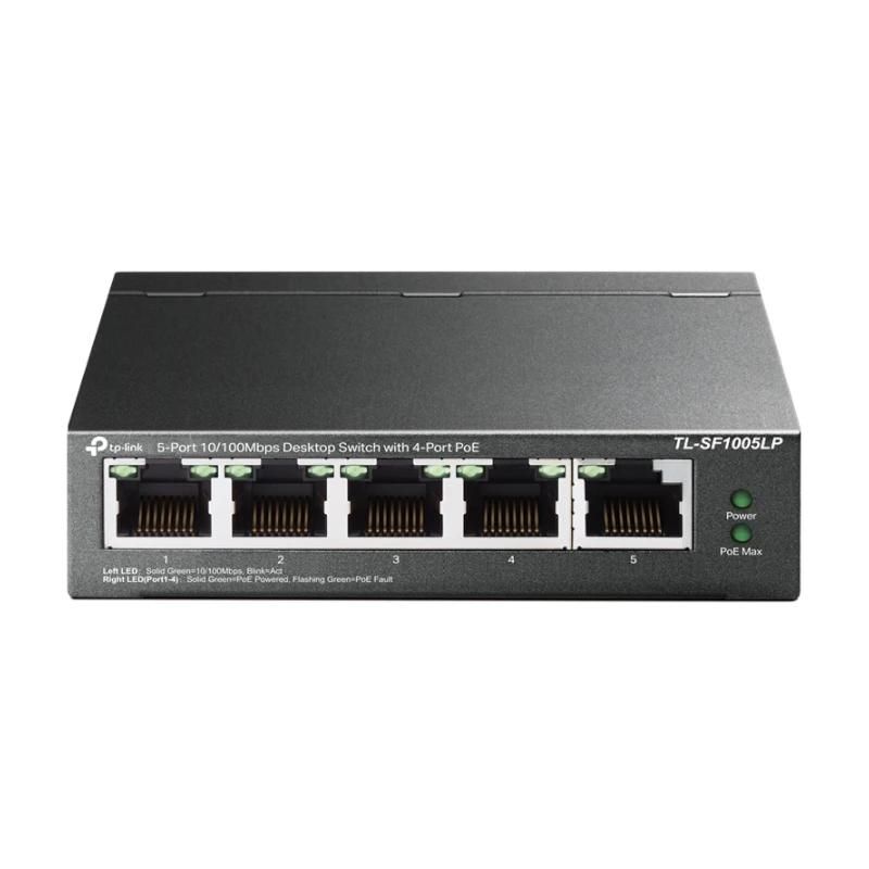 Commutador de xarxa TP-LINK TL-SF1005LP Switch 5x10/100 4xPoE 41W