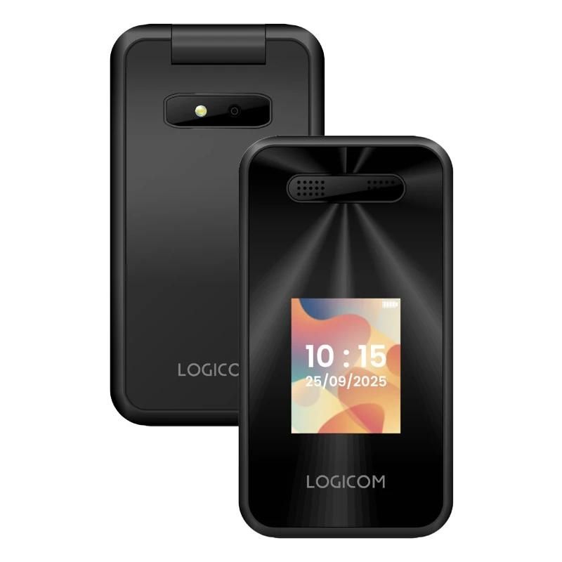 Téléphone pour seniors LOGICOM Fleep S90 Móvil Básico 4G 2.40" DS noir