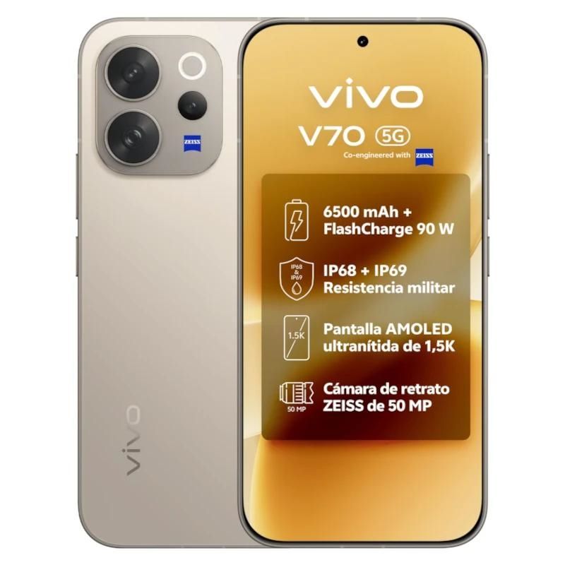 Teléfono móvil VIVO V70 5G 6.59" 8Gb 256Gb Gray
