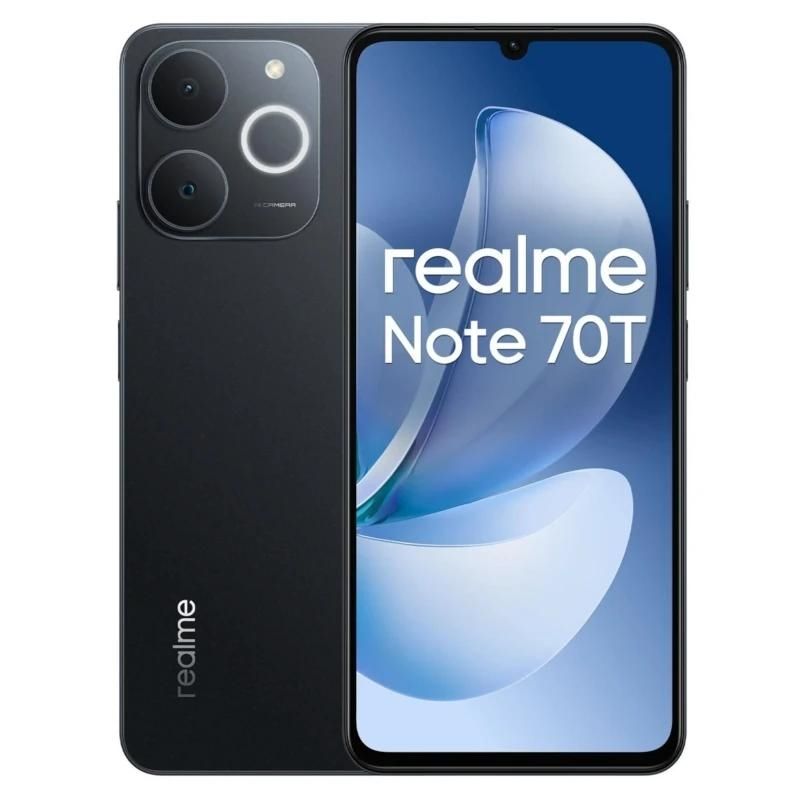 Téléphone mobile realme Note 70T 6.74" 4GB 64Gb Obsidian Black