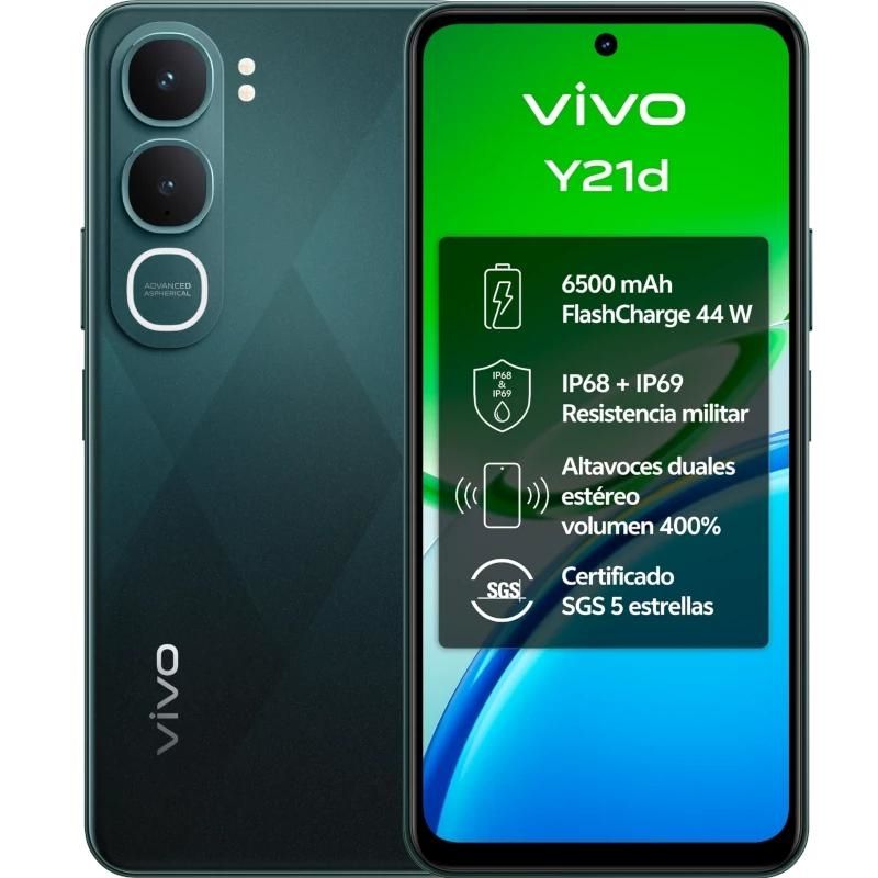 Téléphone mobile VIVO Y21d 5G 6.68" 6Gb(64) 256Gb IP69 Jade Green