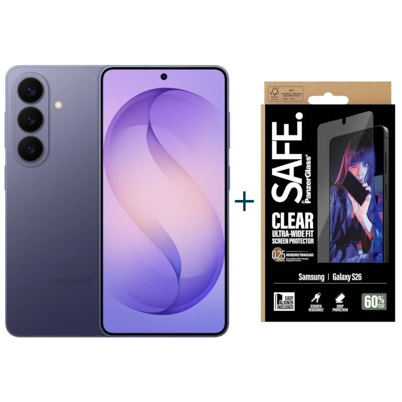 Téléphone mobile Samsung Galaxy S26 5G 256Gb Violet+ Prot SAFE
