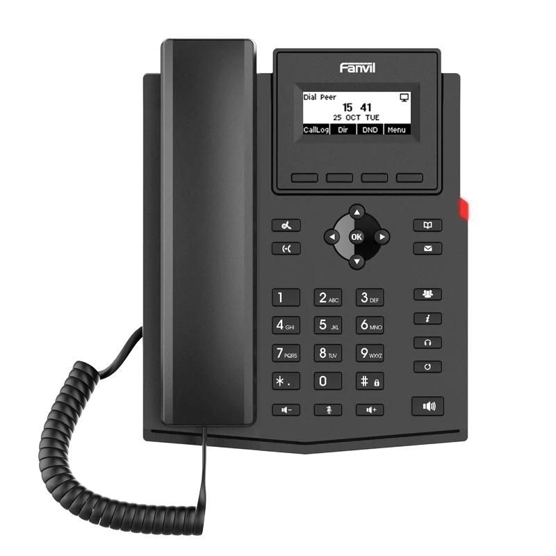 Téléphone IP FANVIL X301G, 2 líneas SIP, con Gigabit, sin PSU
