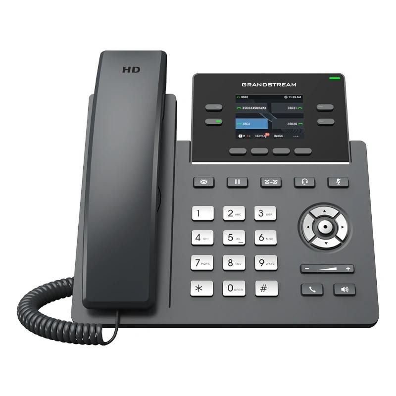 Telèfon IP Grandstream GRP2612 4 lineas 2x10/100