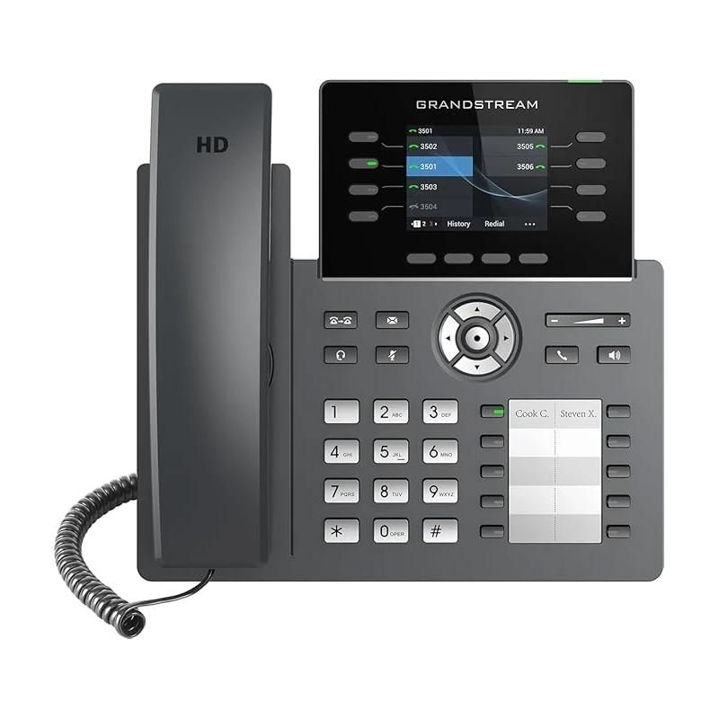 Téléphone IP Grandstream GRP2634 8 línea 4 SIP WiFi BT