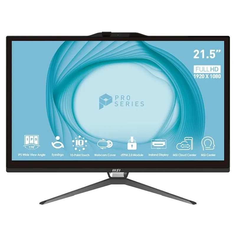 Ordinador tot en un MSI Pro AP222T-622EU G7400 8GB 128 W11P 22" tac.N