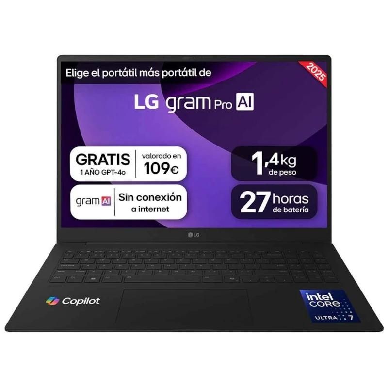 Portàtil LG 16Z90TR-G.AP88B U7-255H 32GB 1TB 5050 W11P 16"